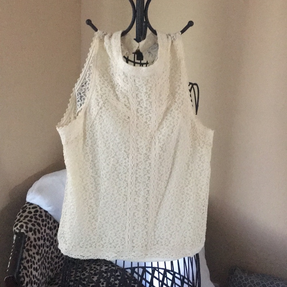 Lace halter